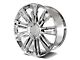 Factory Style Wheels Diamond Style Chrome 6-Lug Wheel; 24x9.5; 24mm Offset (19-25 Silverado 1500)