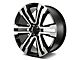 Factory Style Wheels SLT Style Gloss Black Machined 6-Lug Wheel; 24x10; 31mm Offset (19-24 Silverado 1500)