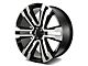 Factory Style Wheels SLT Style Gloss Black Milled 6-Lug Wheel; 24x10; 31mm Offset (19-24 Silverado 1500)
