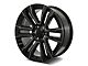 Factory Style Wheels SLT Style Gloss Black Milled 6-Lug Wheel; 26x10; 31mm Offset (19-24 Silverado 1500)