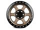 Falcon Wheels T1 Series Matte Bronze with Matte Black Ring 6-Lug Wheel; 17x9; -12mm Offset (2024 Ranger)