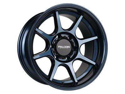 Falcon Wheels T8 Seeker Series Battle Blue 6-Lug Wheel; 17x9; -38mm Offset (07-13 Sierra 1500)