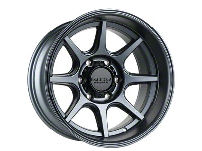 Falcon Wheels T8 Seeker Series Full Matte Gunmetal 6-Lug Wheel; 17x9; -38mm Offset (07-13 Sierra 1500)