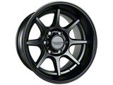 Falcon Wheels T8 Seeker Series Full Matte Black 6-Lug Wheel; 17x9; -38mm Offset (07-13 Sierra 1500)