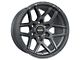 Falcon Wheels T9 Atlas Series Full Matte Gunmetal 6-Lug Wheel; 17x9; -25mm Offset (07-13 Sierra 1500)