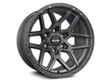 Falcon Wheels T9 Atlas Series Full Matte Gunmetal 6-Lug Wheel; 17x9; -38mm Offset (07-13 Sierra 1500)