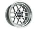 Falcon Wheels TX1 Apollo Series Full Silver with Machined Face 6-Lug Wheel; 17x9; -25mm Offset (07-13 Sierra 1500)