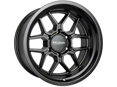 Falcon Wheels TX1 Apollo Series Matte Gunmetal 6-Lug Wheel; 17x9; -12mm Offset (07-13 Sierra 1500)