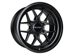 Falcon Wheels TX1 Apollo Series Full Matte Black 6-Lug Wheel; 17x9; -12mm Offset (07-13 Silverado 1500)