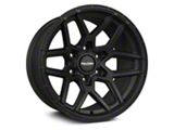 Falcon Wheels T9 Atlas Series Full Matte Black 6-Lug Wheel; 17x9; -15mm Offset (07-14 Tahoe)