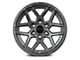 Falcon Wheels T9 Atlas Series Full Matte Gunmetal 6-Lug Wheel; 17x9; -38mm Offset (07-14 Tahoe)