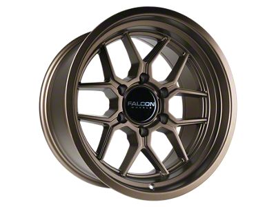 Falcon Wheels TX1 Apollo Series Full Matte Bronze 6-Lug Wheel; 17x9; -12mm Offset (07-14 Tahoe)