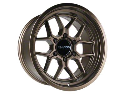 Falcon Wheels TX1 Apollo Series Full Matte Bronze 6-Lug Wheel; 17x9; -25mm Offset (07-14 Tahoe)