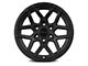 Falcon Wheels T9 Atlas Series Full Matte Black 6-Lug Wheel; 17x9; -15mm Offset (07-14 Yukon)