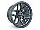 Falcon Wheels T9 Atlas Series Full Glossy Gunmetal 6-Lug Wheel; 17x9; -15mm Offset (19-23 Ranger)