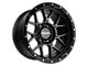 Falcon Wheels TX Titan Series Full Matte Black 6-Lug Wheel; 17x9; -12mm Offset (19-23 Ranger)