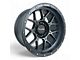 Falcon Wheels TX Titan Series Full Matte Gunmetal 6-Lug Wheel; 17x9; -12mm Offset (19-23 Ranger)