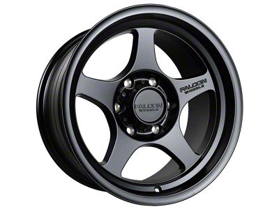 Falcon Wheels T2 Series Full Matte Black 6-Lug Wheel; 17x9; -12mm Offset (2024 Ranger)