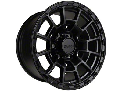 Falcon Wheels T4 Series Full Matte Black 6-Lug Wheel; 17x9; -12mm Offset (2024 Ranger)