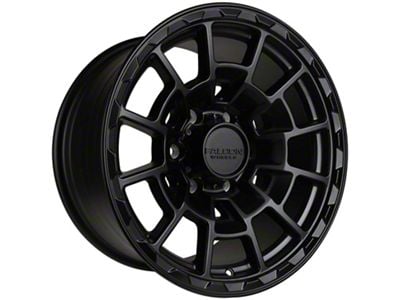 Falcon Wheels T4 Series Full Matte Black 6-Lug Wheel; 17x9; -12mm Offset (2024 Ranger)