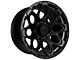 Falcon Wheels T6 Series Full Matte Black 6-Lug Wheel; 17x9; -12mm Offset (2024 Ranger)