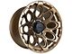 Falcon Wheels T6 Series Full Matte Bronze 6-Lug Wheel; 17x9; -12mm Offset (2024 Ranger)