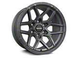 Falcon Wheels T9 Atlas Series Full Matte Gunmetal 6-Lug Wheel; 17x9; -38mm Offset (99-06 Silverado 1500)