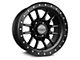 Falcon Wheels T7 Series Matte Black with Matte Black Ring 6-Lug Wheel; 17x9; 0mm Offset (23-24 Colorado)