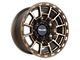 Falcon Wheels T4 Spyder Series Full Matte Bronze 6-Lug Wheel; 17x9; -12mm Offset (2024 Ranger)