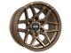 Falcon Wheels T9 Atlas Series Full Matte Bronze 6-Lug Wheel; 17x9; -15mm Offset (2024 Ranger)