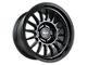 Falcon Wheels TX2 Stratos Series Full Matte Black 6-Lug Wheel; 17x9; -12mm Offset (2024 Ranger)