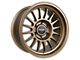 Falcon Wheels TX2 Stratos Series Full Matte Bronze 6-Lug Wheel; 17x9; -12mm Offset (2024 Ranger)