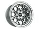 Falcon Wheels TX3 EVO Series Full Silver with Machined Face and Lip 6-Lug Wheel; 17x9; 0mm Offset (2024 Ranger)