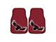 Carpet Front Floor Mats with St. Joseph's University Logo; Maroon (Universal; Some Adaptation May Be Required)