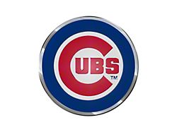 Chicago Cubs Embossed Emblem; Blue (Universal; Some Adaptation May Be Required)