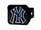 Hitch Cover with New York Yankees Logo; Black (Universal; Some Adaptation May Be Required)