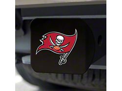 Hitch Cover with Tampa Bay Buccaneers Logo; Red (Universal; Some Adaptation May Be Required)