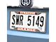 License Plate Frame with Syracuse University Logo; Orange (Universal; Some Adaptation May Be Required)