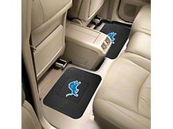 Utility Mat with Detroit Lions Logo; Black (Universal; Some Adaptation May Be Required)