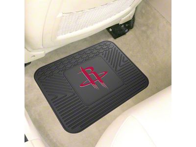Utility Mat with Houston Rockets Logo; Black (Universal; Some Adaptation May Be Required)
