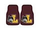 Carpet Front Floor Mats with Loyola Chicago Logo; Maroon (Universal; Some Adaptation May Be Required)