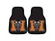 Carpet Front Floor Mats with Mercer University Logo; Black (Universal; Some Adaptation May Be Required)