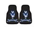 Carpet Front Floor Mats with University of Nevada Logo; Navy (Universal; Some Adaptation May Be Required)