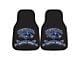 Carpet Front Floor Mats with University of Nevada Logo; Navy (Universal; Some Adaptation May Be Required)