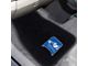 Embroidered Front Floor Mats with Duke University Logo; Black (Universal; Some Adaptation May Be Required)