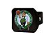 Hitch Cover with Boston Celtics Logo; Green (Universal; Some Adaptation May Be Required)