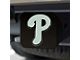 Hitch Cover with Philadelphia Phillies Logo; Black (Universal; Some Adaptation May Be Required)