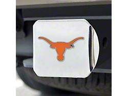 Hitch Cover with University of Texas Logo; Chrome (Universal; Some Adaptation May Be Required)