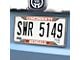 License Plate Frame with Cincinnati Bengals Logo; Black (Universal; Some Adaptation May Be Required)