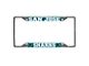 License Plate Frame with San Jose Sharks Logo; Teal (Universal; Some Adaptation May Be Required)